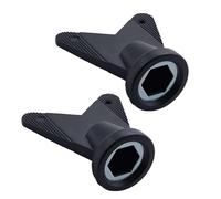 Makoto Nobu 2Pcs Football Studs Spanner, Rugby Studs Spanner, Football Stud Wrench, Hexagonal Rugby Stud Key Spanner,Sports Shoes Nail, Sports Shoe Spikes Replacement Tool for Football Rugby Studs