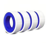 Makoto Nobu 4 Packs PTFE Tape, 12mm x 10m, White Waterproof Plumbing Tape, Plumbers Sealant for Leak Prevention, for Bathroom Kitchen Garden Leaking Pipes Joint Shower Head Hosepipe