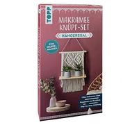Makramee Knüpf-Set Hängeregal: Anleitung und Material für ein Makramee-Hängeregal im angesagten Boho-Stil. Zum Selbermachen