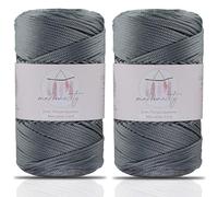 Makromecity, Polyester Macrame Cord, 2mm x 250 yards, 2mm Polypropylene Cord for Macrame Art and Crafts, for Wall Hangings, Bags, Coasters, Rugs (29 Colors Available)