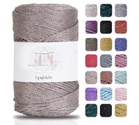 Makromecity, Sparkle Polyester Macrame Cord 2mm x 250 Yards (750 feet) 2mm Polypropylene Macrame Cord for Macrame Art & Crafts for Wall Hangings, Bags, Underplate, Rug