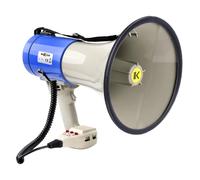 Makson MKS60B Megaphone 60W 60W handheld megaphone with 1200m range, USB/SD/BT playback, 3.5mm AUX, 60-sec recording and emergency siren for clear