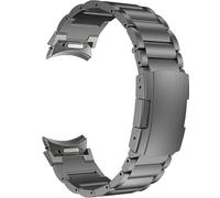MaKTech Titanium Band,Metal Bracelet Strap with No Gap Connector,for Samsung Galaxy Watch 7 FE 6 5 4,40/42/43/44/45/46/47mm (Gray)