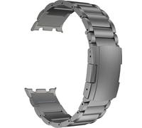 MaKTech Titanium Band,Metal Bracelet Strap with No Gap Connector,for Samsung Galaxy Watch 8 40/44mm & Classic 46mm [2025] (Gray)