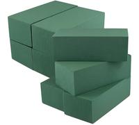 MAKTSAM 8 PCS 23x11x7.5 cm Green Floral Foam Block, Large Florist Foam Bricks, Flower Arrangement Foam for Floral Arranging Accessories Wedding Birthdays Decoration Florist DIY Craft