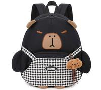 Makukke Toddler Backpack for Children from 2 Years 8L, Kids Backpack Girls & Kindergarten Backpack Boys Nursery Bag for Pre-School (Black)