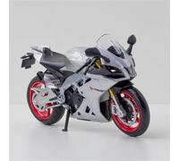 MAKUTU Scale Motorcycle Model 1/12 For Aprilia RSV4 Alloy Racing Model Diecasts Toy Street Cross-Country Motorcycle Simulation Gifts(Grey)