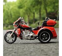 MAKUTU Scale Motorcycle Model 1:12 For Harley For Davidson CVO For Tri Glide 2021 Trikes Die Cast Collectible Motorcycle Model Toys Diecast Gift(Orange)