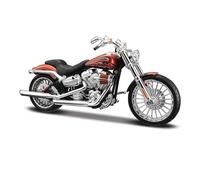 MAKUTU Scale Motorcycle Model 1/12 Racing Diecast Motorcycle Model Sound And Light Toy Home Interior Decoration Birthday Present For Harley CVO For Breakout 2014