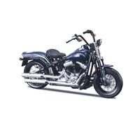 MAKUTU Scale Motorcycle Model 1:18 For Harley FLSTSB Cross For Bones 2008 Die-casting Motorcycle Model Collection Hobby Toy Gift Off-road