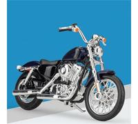 MAKUTU Scale Motorcycle Model 1:18 For Harley XL1200V For Seventy-Two 2012 Motorcycle Model Toys Birthday Gift Computer Desktop Ornaments(Blue)