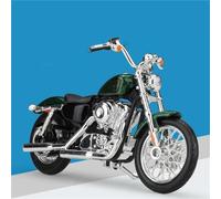 MAKUTU Scale Motorcycle Model 1:18 For Harley XL1200V For Seventy-Two 2012 Motorcycle Model Toys Birthday Gift Computer Desktop Ornaments(Green)