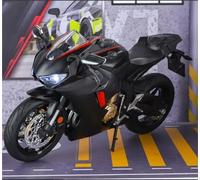 MAKUTU Scale Motorcycle Model 1:9 Motocross Motorcycle Model Toy Collection Gift Die Casting Production For H-ONDA CBR 1000RR CBR1000RR 1000 RR(Black- Silver)