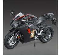 MAKUTU Scale Motorcycle Model 1/9 Scale For H-ONDA CBR 1000RR CBR1000RR Alloy Motorcycle Model Collection Motorbike Toy(Black- Silver)