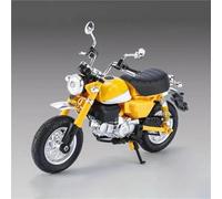 MAKUTU Scale Motorcycle Model Alloy Motorcycle Model Die Cast Toy Vehicle Simulation Sound And Light Off Road Collection 1:12 For H-ONDA For Monkey 125(Yellow)