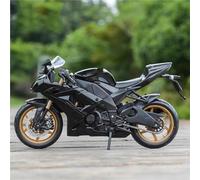 MAKUTU Scale Motorcycle Model Alloy Motorcycle Model Simulation Diecast Metal Toy Gifts 1:12 For Kawasaki For Ninja ZX-10R(Black- Silver)