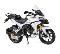 MAKUTU Scale Motorcycle Model Autobike Shork-Absorber Off Road Toys Gift 1/12 For Ducati MTS Enduro Motorcycle Model Diecast Collection(White)