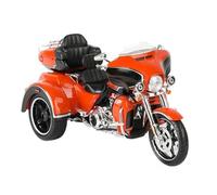 MAKUTU Scale Motorcycle Model Collectible Hobbies Motorcycle Model Toys 1/12 For Harley For Davidson CVO 2021 Desktop Ornaments Trikes Die Cast(Orange)