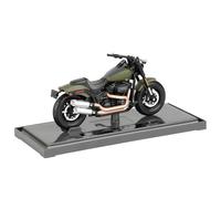 MAKUTU Scale Motorcycle Model Collectible Toys 1/18 For Harley For Davidson Fat Bob 114 2022 Motorcycle Model Die Cast Computer Desktop Ornaments(Green)