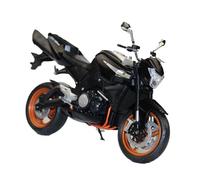 MAKUTU Scale Motorcycle Model Collection Gift 1/12 For Suzuki B-King Racing Motorcycle Toy Model Diecast Metal Vehicle Ornaments Gifts(Black- Silver)