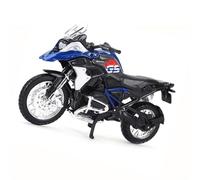 MAKUTU Scale Motorcycle Model Die Cast Collectible Motorcycle Model Toys Birthday Gift 1/18 For BMW R1200GS 2017(Blue)