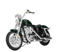 MAKUTU Scale Motorcycle Model Die Cast Metal 1:18 For Harley XL 1200V For Seventy-Two 2013 Motorcycle Model Toy Collection(Green)