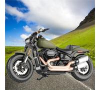 MAKUTU Scale Motorcycle Model Motorcycle Model Simulation Toy Gift 1:18 For Harley For Davidson Fat Bob 114 2022 Alloy Metal Street Race(Green)