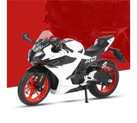 MAKUTU Scale Motorcycle Model Motorcycle Sound & Light Simulation Collection Ornaments 1:12 For CFMOTO 450SR For RACE For REPLICA Alloy Metal Diecat Model(White)