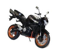 MAKUTU Scale Motorcycle Model Racing Motorcycle Toy Model Diecast Metal Vehicle Collection Gift 1/12 For Suzuki B-King(Black- Silver)