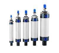MAL Mini Cylinder Pneumatic Double Action Aluminum Alloy 1Pcs(25mm Stroke,40mm Bore)