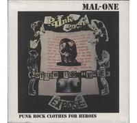 MAL-ONE Punk Rock Clothes For Heroes UK 7" vinyl single record MAL-ONE-011 Punk Art 2024