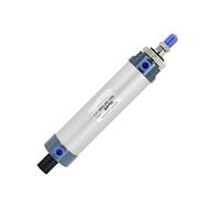MAL40X25 Small Mini Cylinder 50 Standard Thin Cylinder Diameter 75 Micro 100 Pneumatic Aluminum Alloy Round 125(MAL40x125)