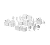 MÅLA 10-pc Cardboard Town Template Set + FINCHLEY Refill Pen Free (3)