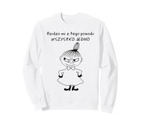Mala Bardzo mi z tego powodu wszystko jedno BW Sweatshirt