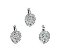 Mala Beads Counter, Leaf Shape Tibetan Buddhist Prayer Bead Malas Counter Clips - Buddhist Mala Counter Clip, Pack of 3