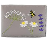 Mala Blossom Collection Leather Travel Card/Season Ticket Holder 611TC_24 Grey