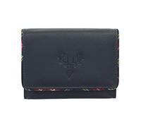Mala Braemar Range Compact Leather Coin Purse RFID 4181_7 Navy