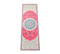 MALA HYBRID Premium Natural Rubber Yoga Mat 'Flying Carpet' with Microfiber Surface, Eco-friendly for Hot Yoga, Bikram, Vinyasa, Crossfit, Fitness, 61cm x 183cm