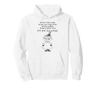 Mala Jestem taka osoba ze gdy rano BW Pullover Hoodie