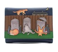 Mala Leather Alley Cats Women's Genuine Leather RFID Tri-Fold Purse