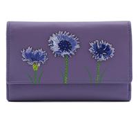 Mala Leather Amana Cornflower Large Tri-fold Purse - 3674 10 (Purple)