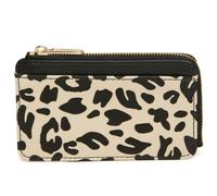 Mala Leather Animal Print Coin & Card Purse- Leopard or Zebra - Leopard