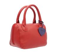 Mala Leather ANISHKA Collection Leather Grab Bag 774_75 Red
