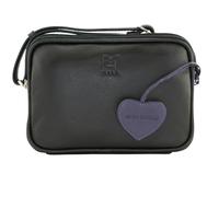 Mala Leather Anishka Heart Camera Bag - Black - Leather
