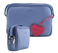 Mala Leather Anishka Heart Camera Bag - Blue - Leather