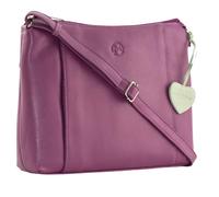 Mala Leather Anishka Heart Slouch Bag - Red - Leather