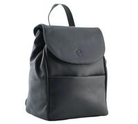 Mala Leather Anishka Plain Leather Small Backpack - Navy