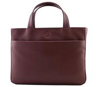 Mala Leather Anishka Plain Multiway Grab Bag With Detachable Strap - 7349 75 (Burgundy)