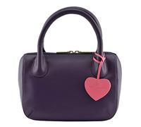 Mala Leather Anishka Small Grab Bag 774-75 (Purple)