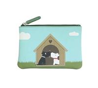 Mala Leather Applique and Printed Leather Coin Purse 4115_11 Dogs in Love